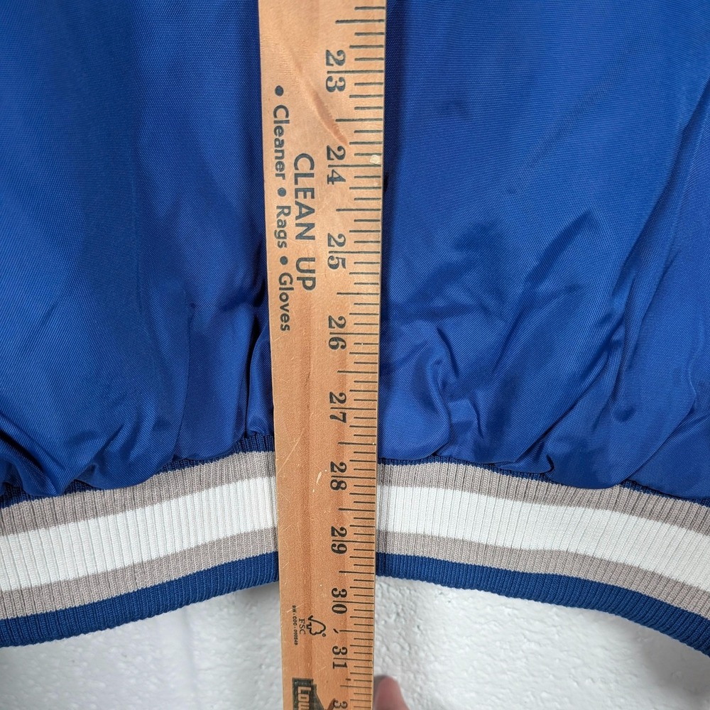 Kentucky Wildcats Jacket Mens XL Blue NCAA Basketball‎ Starter Pullover V Neck - Picture 11 of 14
